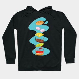 Falling Burger Hoodie